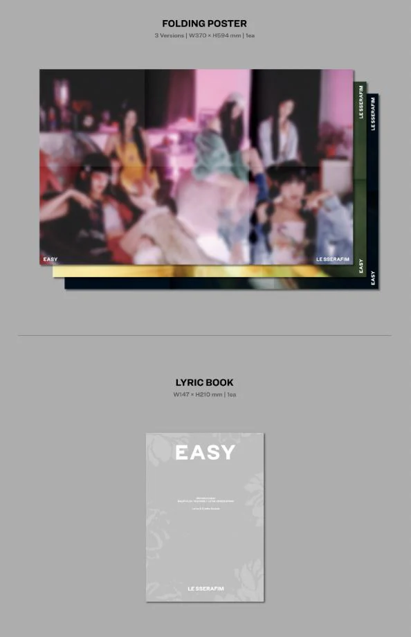 LE SSERAFIM - EASY (3RD MINI ALBUM) - Image 7