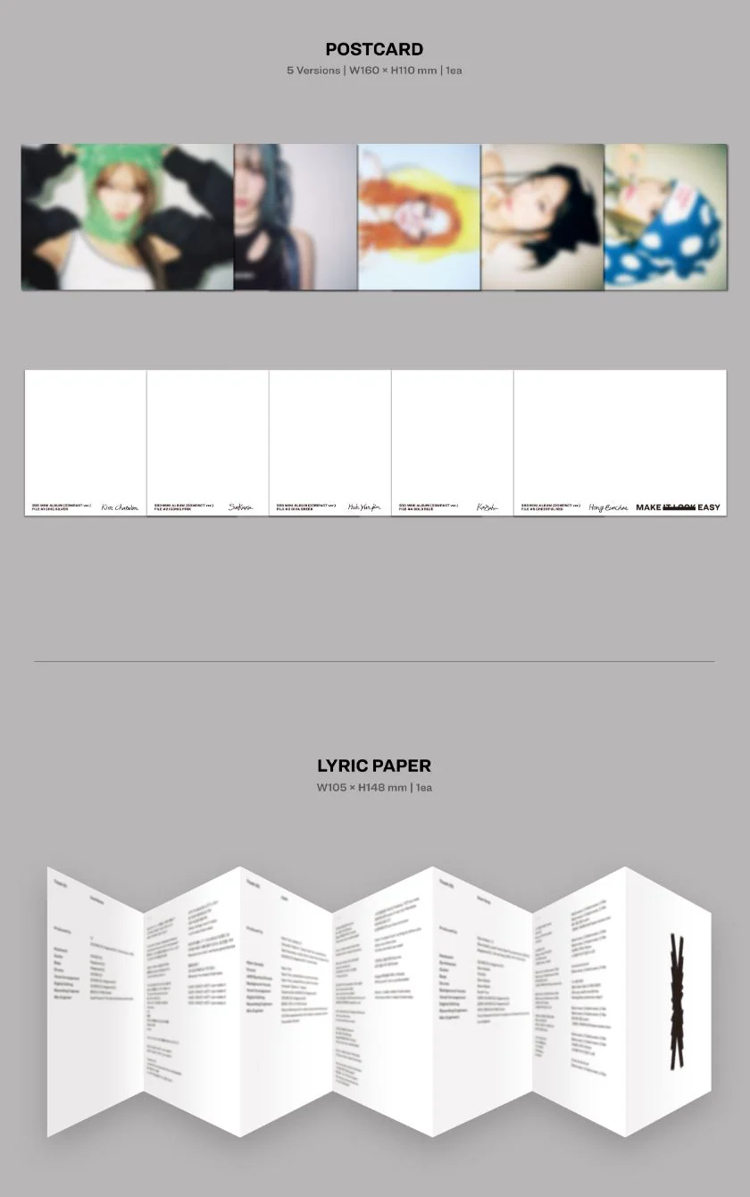 LE SSERAFIM - EASY (3RD MINI ALBUM) COMPACT VER. - Image 6
