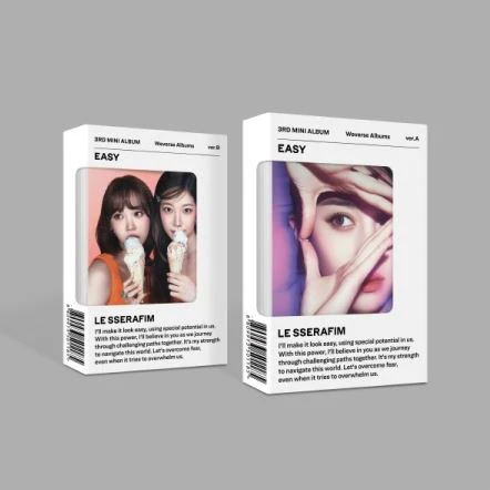 LE SSERAFIM - EASY (3RD MINI ALBUM) WEVERSE ALBUMS VER.