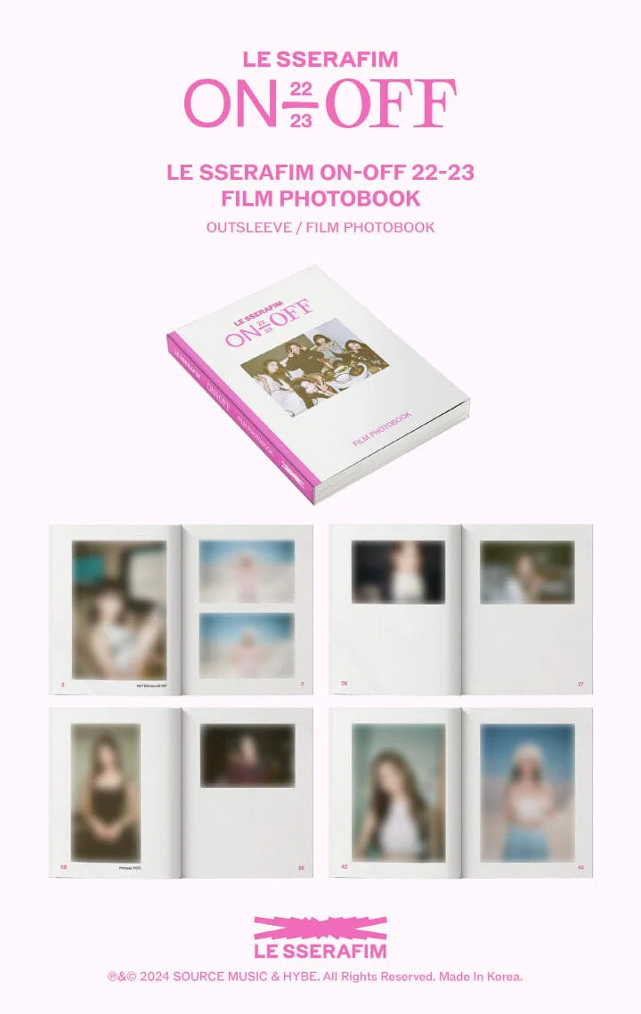 LE SSERAFIM - 'ON-OFF' 22-23 FILM PHOTOBOOK - Image 2