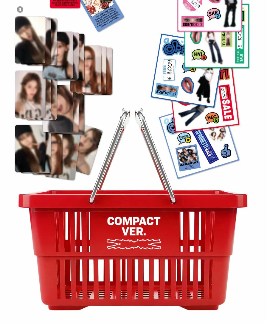 LE SSERAFIM - SPAGHETTI (COMPACT VER.) + Apple Music Photocard - Image 5