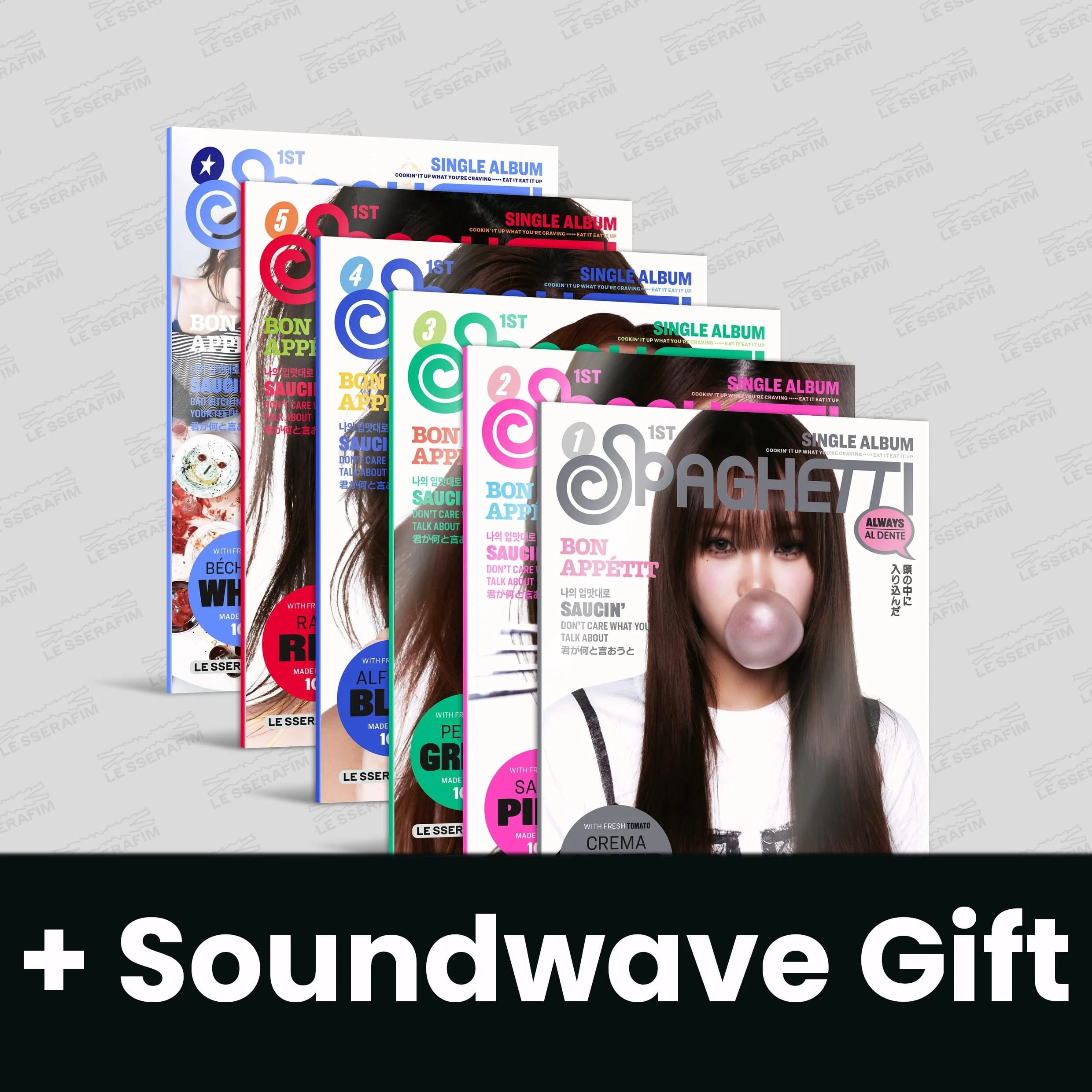 LE SSERAFIM - SPAGHETTI (COMPACT VER.) + Soundwave Gift