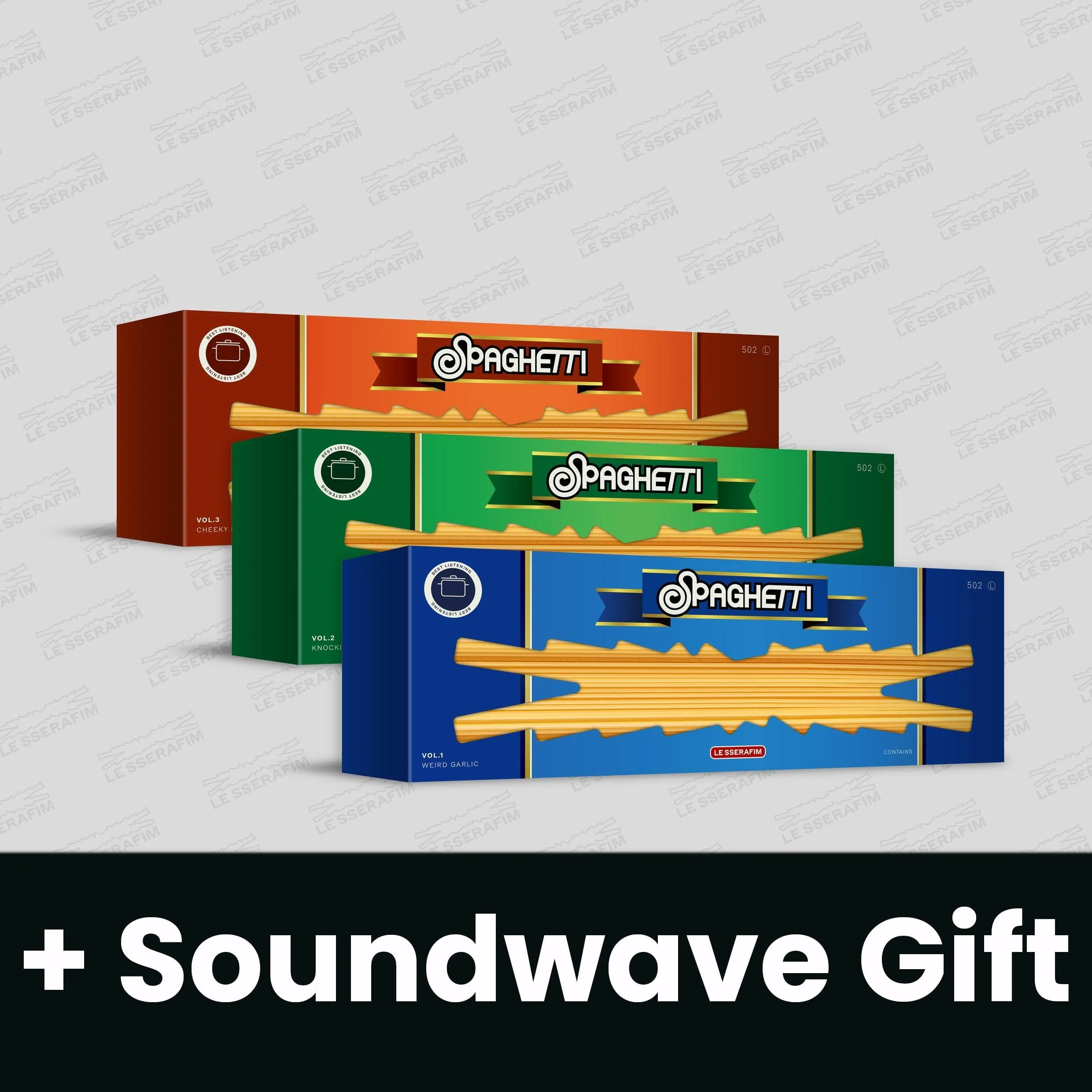 LE SSERAFIM - SPAGHETTI + Soundwave Gift