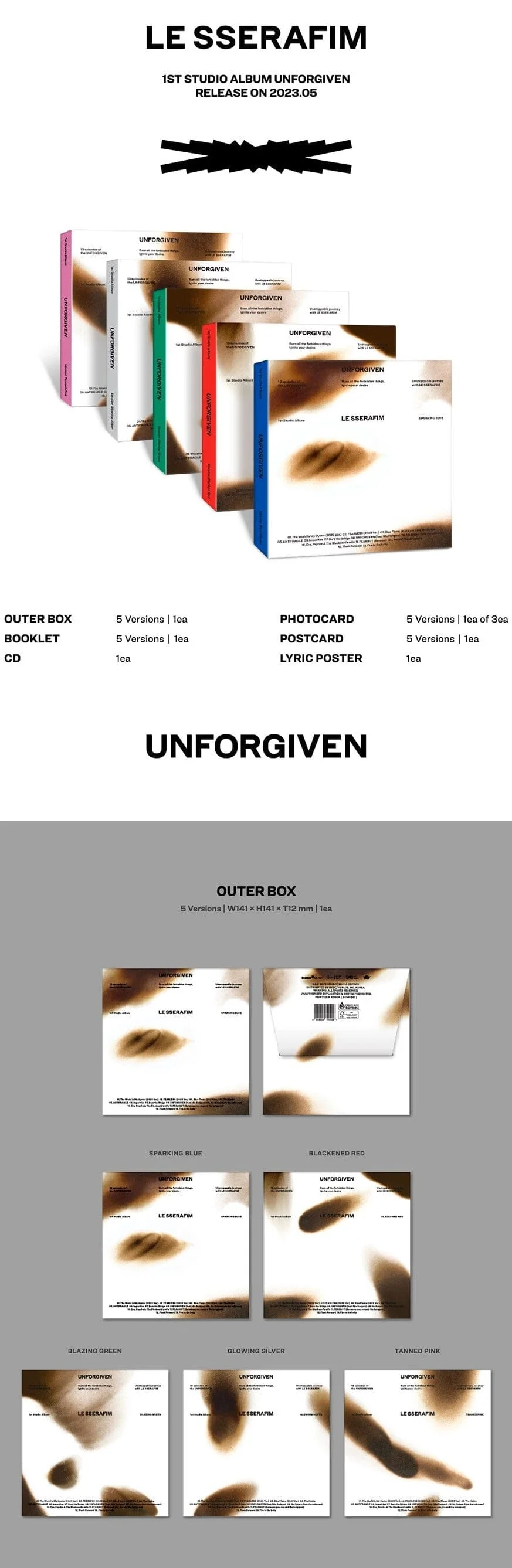 LE SSERAFIM - UNFORGIVEN (COMPACT ver.) - Image 2