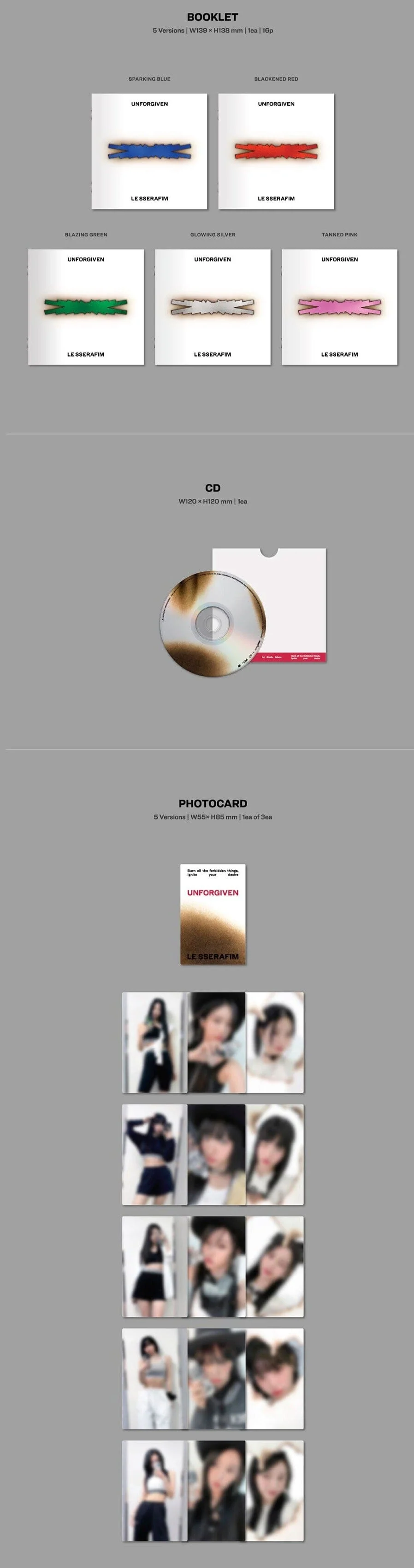 LE SSERAFIM - UNFORGIVEN (COMPACT ver.) - Image 3
