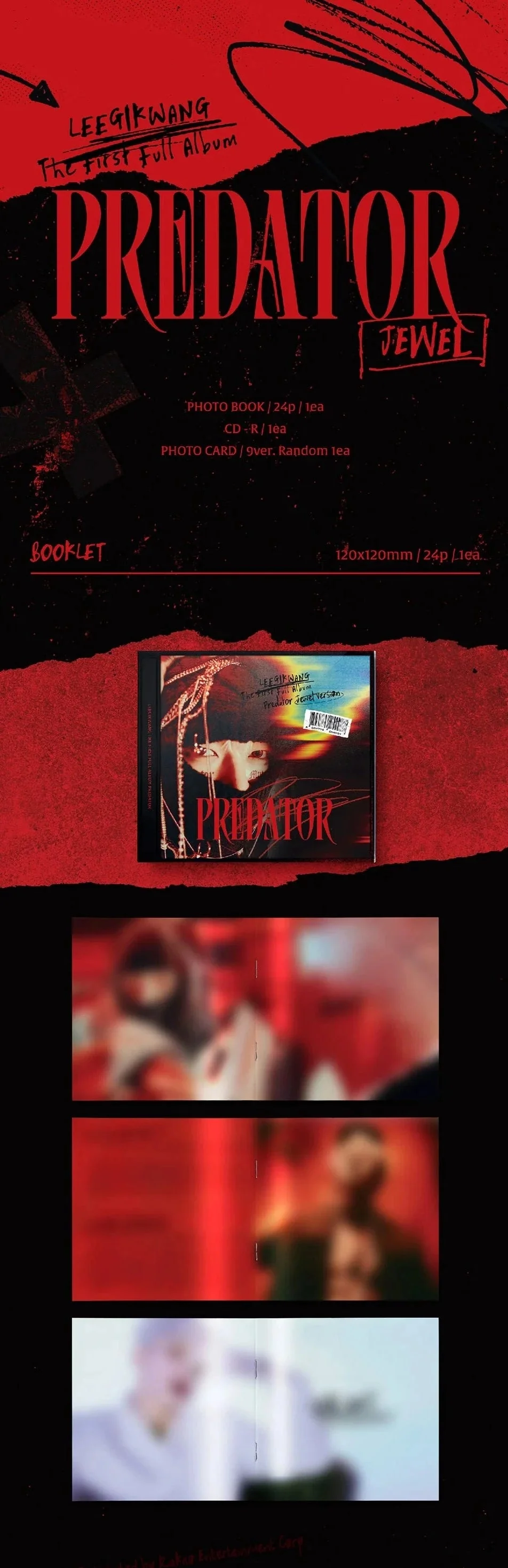 LEE GIKWANG - PREDATOR (JEWEL VER.) - Image 2