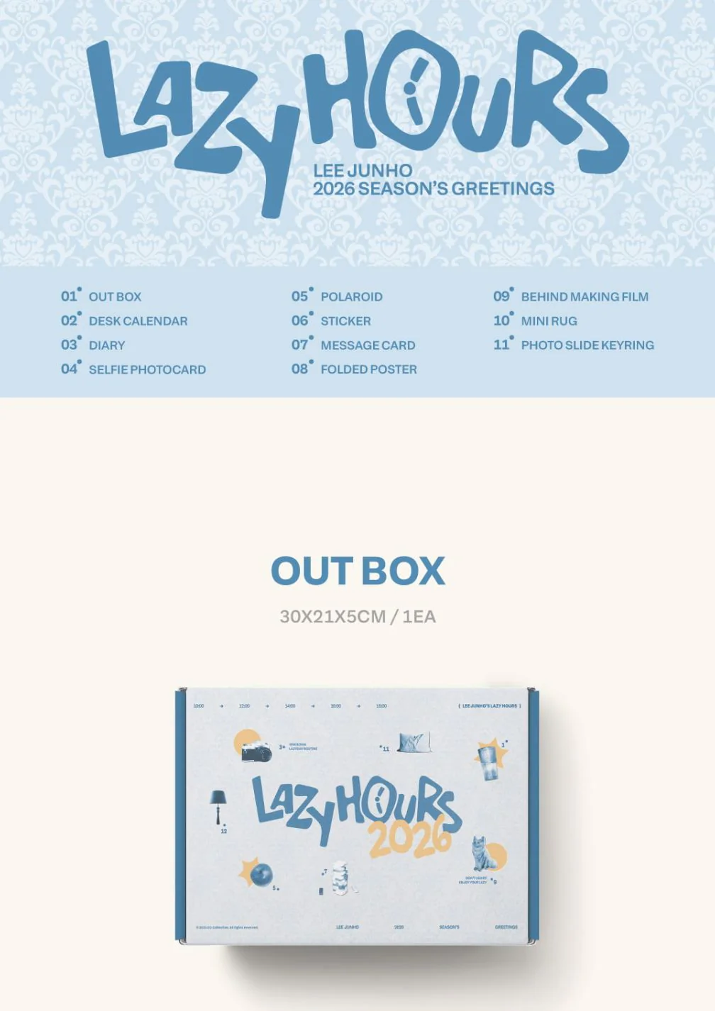 LEE JUNHO (2PM) - 2026 SEASON'S GREETINGS (LAZY HOURS) - Image 2