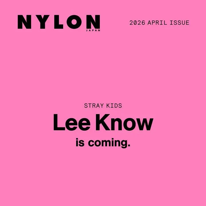 LEE KNOW (STRAY KIDS) - NYLON JAPAN (2026 APRIL ISSUE)