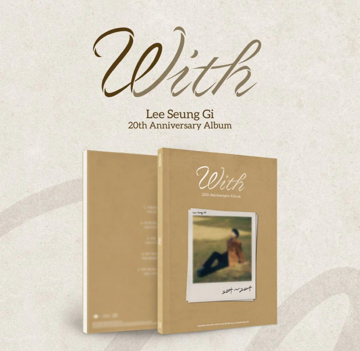 LEE SEUNG GI - WITH (20TH ANNIVERSARY ALBUM) - Image 2