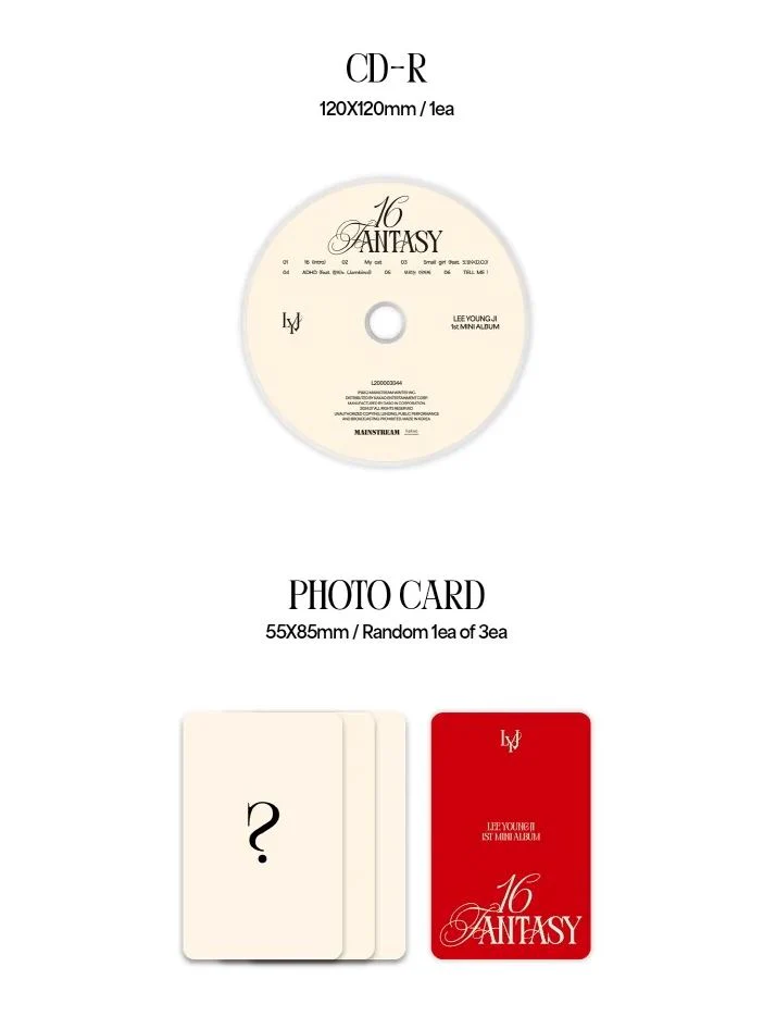 LEE YOUNG JI - 16 FANTASY (1ST MINI ALBUM) JEWEL VER. - Image 3