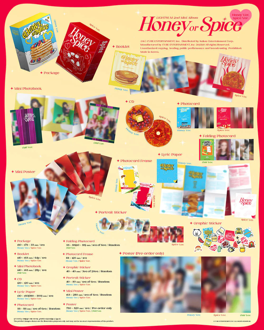 LIGHTSUM - HONEY OR SPICE (2ND MINI ALBUM) - Image 2