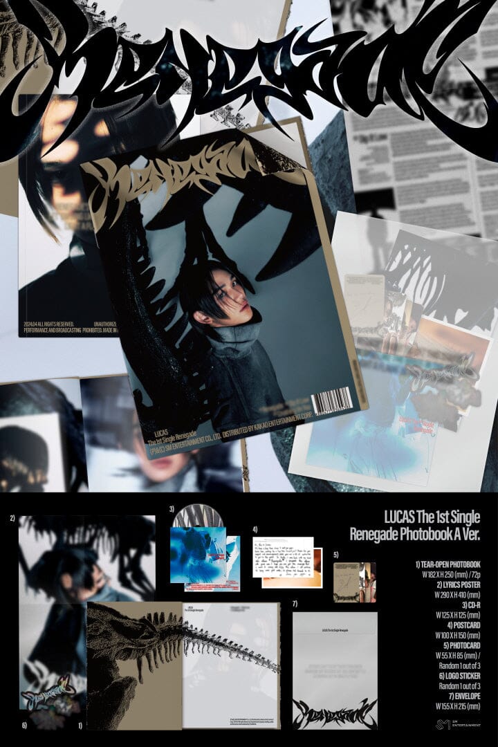 LUCAS (Ex-NCT) - RENEGADE (1ST SINGLE ALBUM) - Image 4