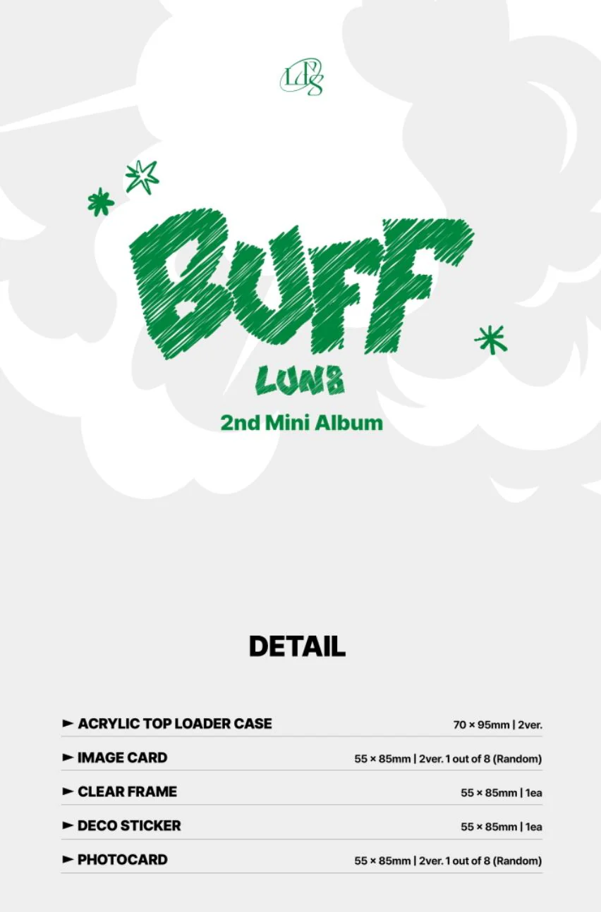 LUN8 - BUFF (2ND MINI ALBUM) PLVE - Image 3