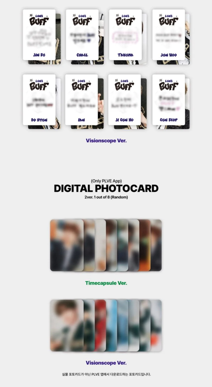 LUN8 - BUFF (2ND MINI ALBUM) PLVE - Image 6