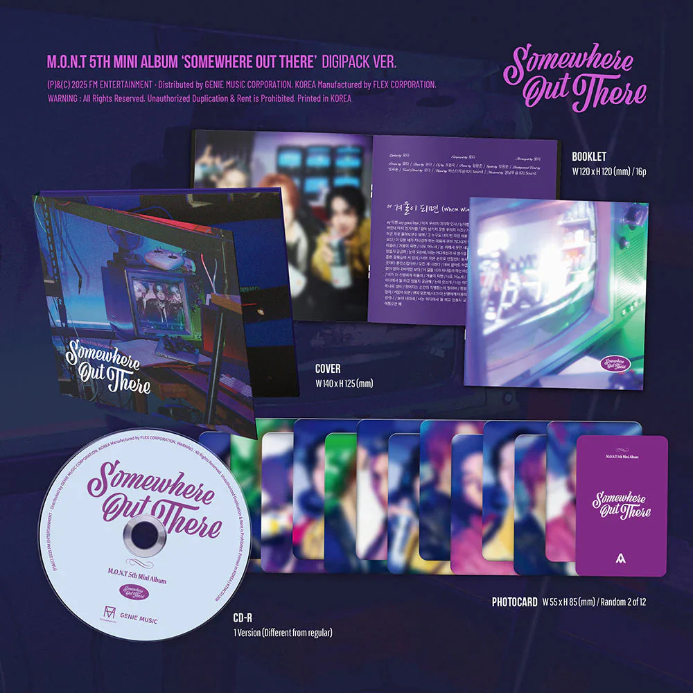 M.O.N.T - SOMEWHERE OUT THERE (DIGIPACK VER) - Image 2