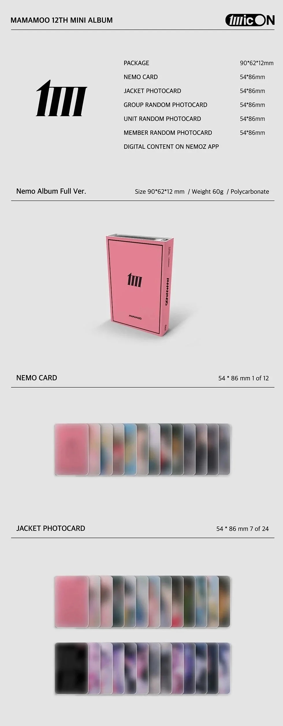 MAMAMOO - MIC ON NEMO VER. (12TH MINI ALBUM) - Image 2
