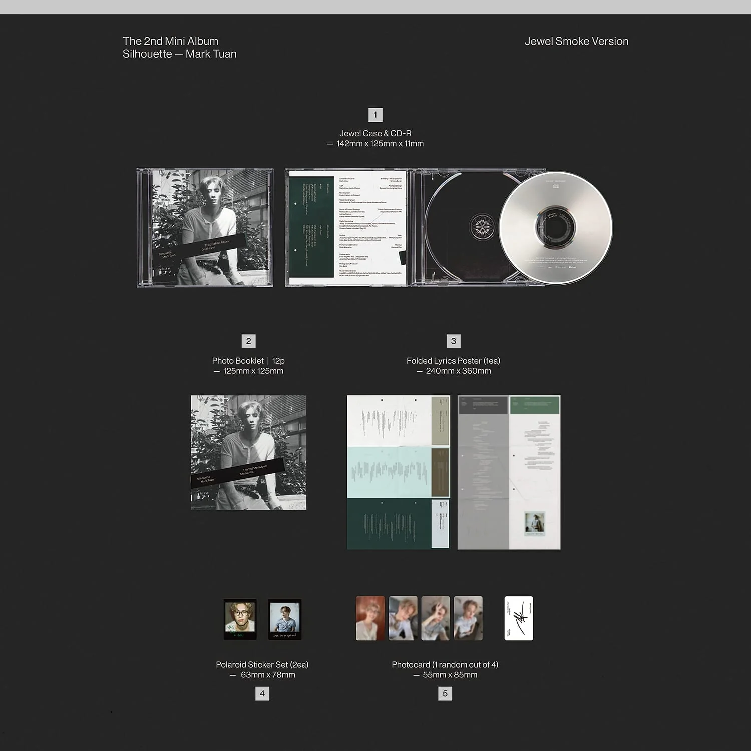 MARK TUAN (GOT7) - SILHOUETTE (JEWEL VER.) - Image 4