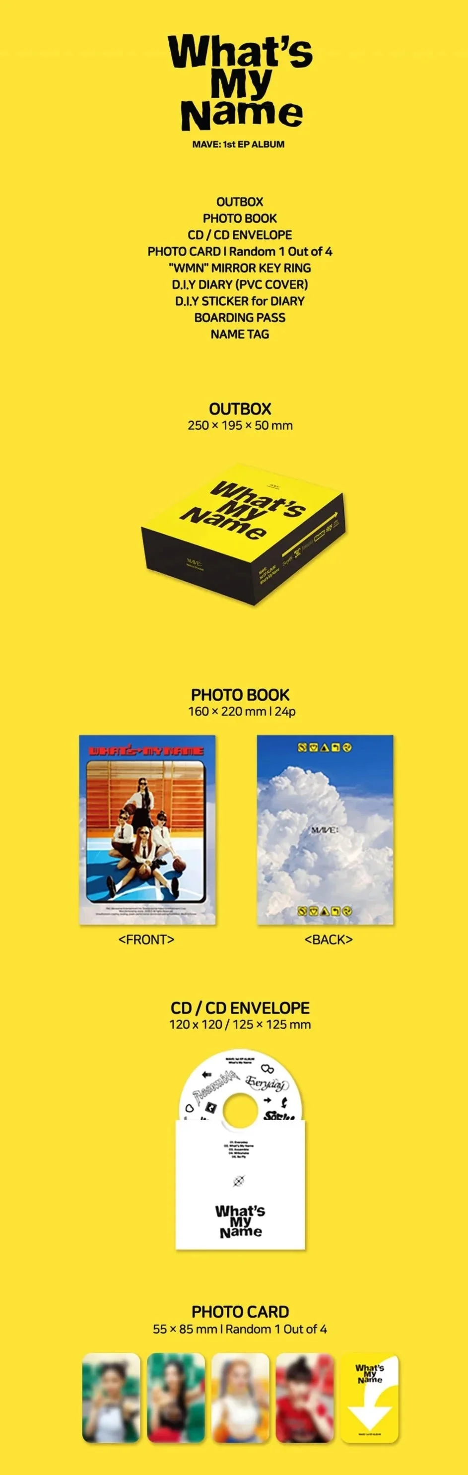 MAVE: - 1ST EP [WHAT'S MY NAME] - Image 2
