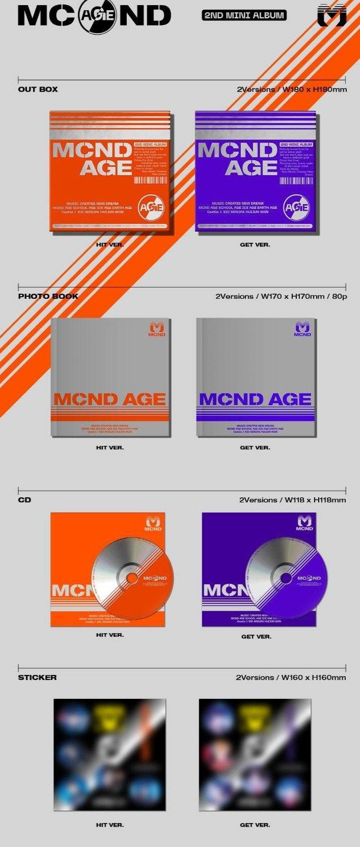 MCND - 2nd Mini [MCND AGE] (GET / HIT Ver.) - Image 3