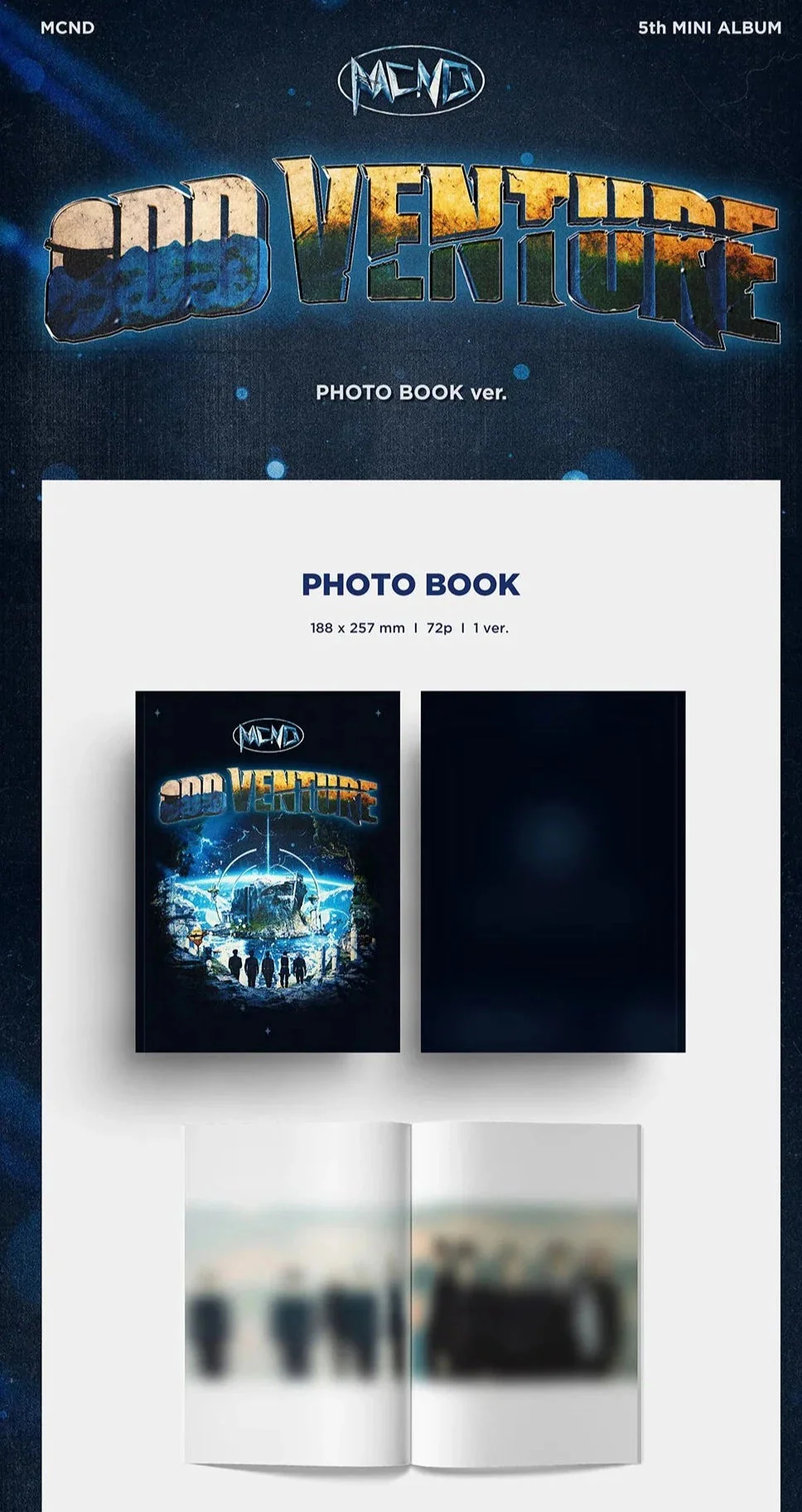 MCND - ODD VENTURE (5TH MINI ALBUM) PHOTOBOOK VER. - Image 2