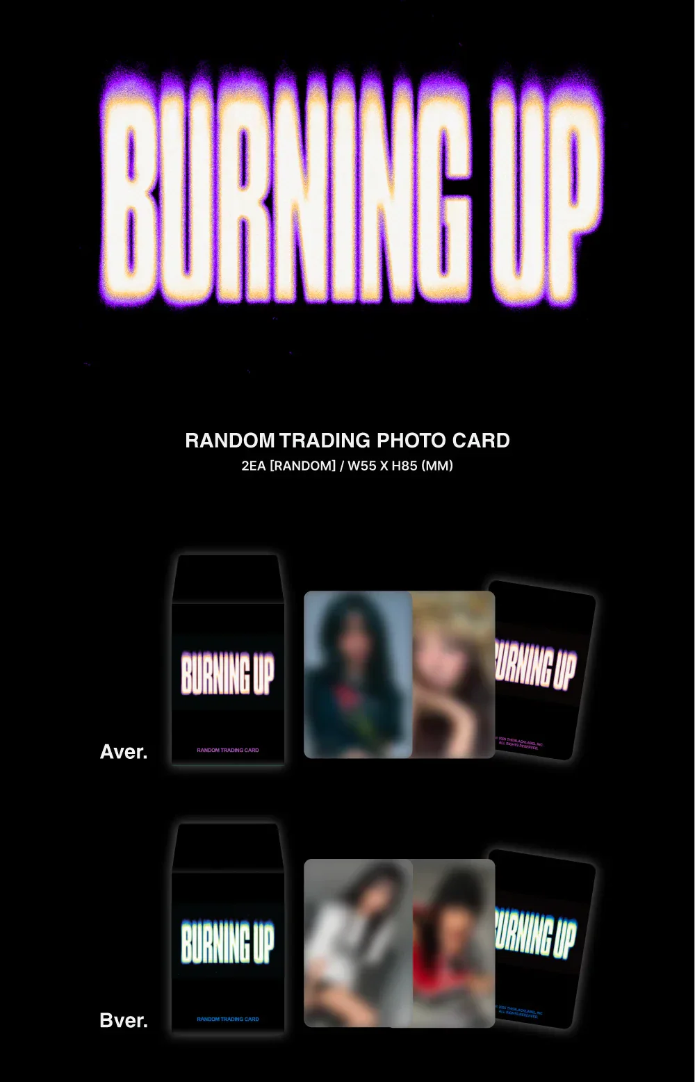 MEOVV - RANDOM TRADING PHOTOCARD (BURNING UP) - Image 2