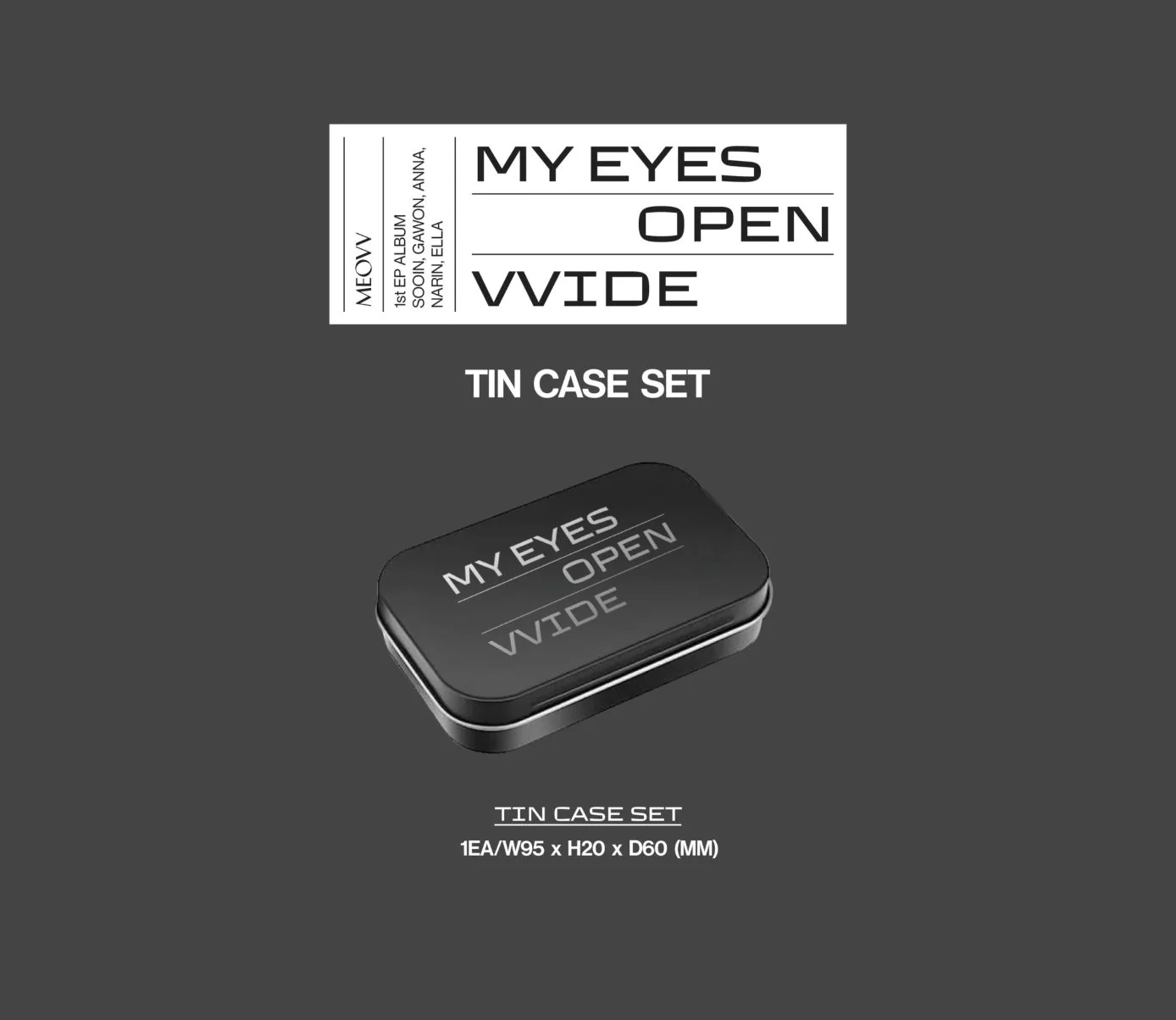 MEOVV - TIN CASE SET (1ST EP OFFICIAL MD) - Image 2