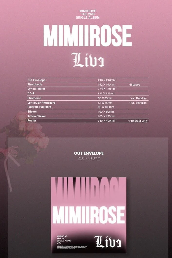 MIMIIROSE - LIVE (2ND SINGLE ALBUM) - Image 2