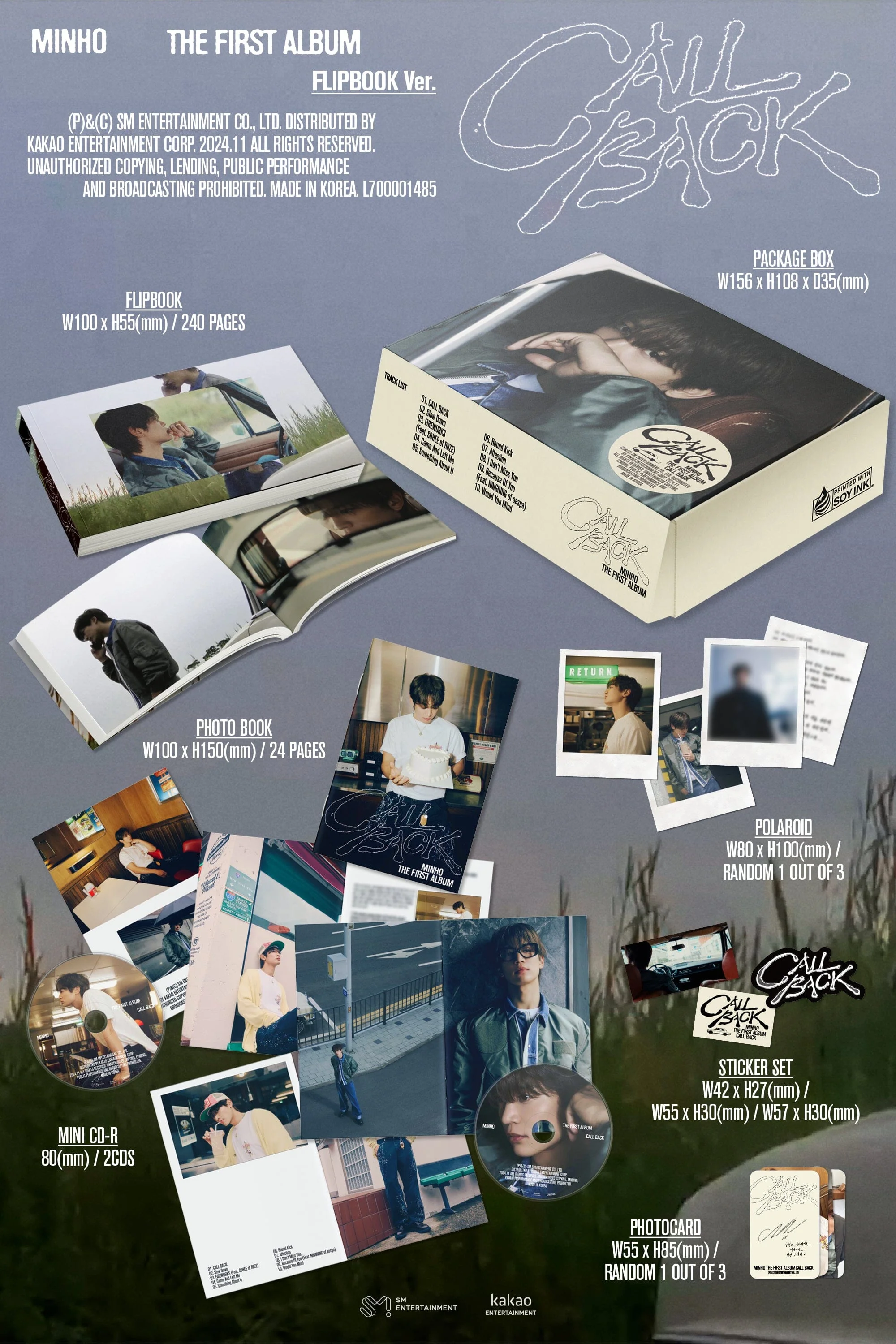 MINHO (SHINEE) - CALL BACK (FLIPBOOK VER.) - Image 2