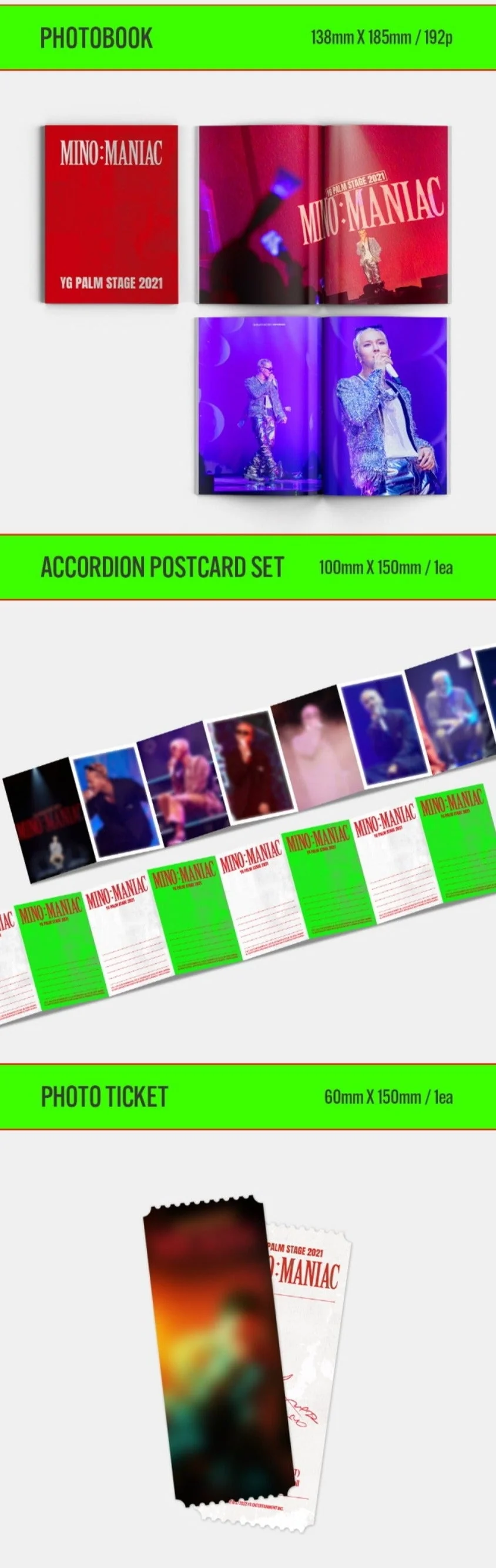 MINO - YG PALM STAGE 2021 [MINO : MANIAC] KIT VIDEO - Image 3