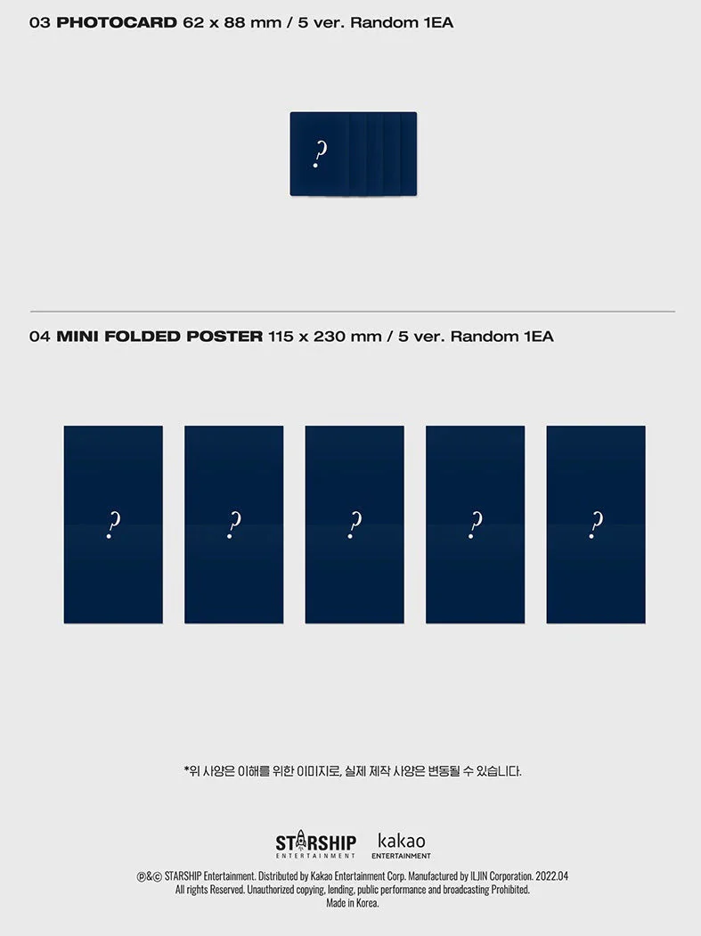 MONSTA X - 11th mini [SHAPE of LOVE] Jewel Ver. - Image 4