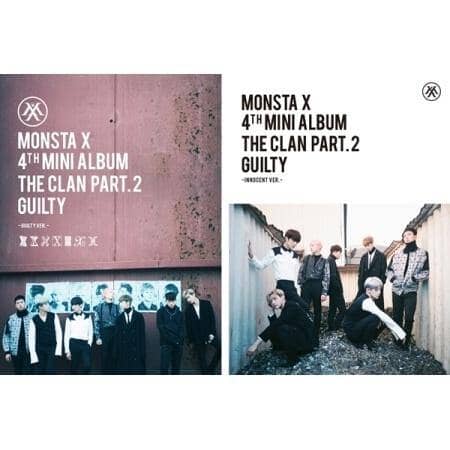 MONSTA X - 4th Mini - THE CLAN 2.5 PART.2 GUILTY (Ver. Random)