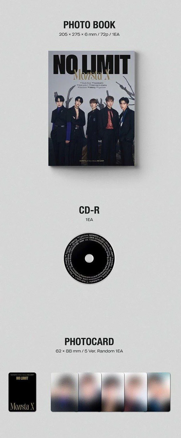 MONSTA X - NO LIMIT (Limited Ver.) - Image 2