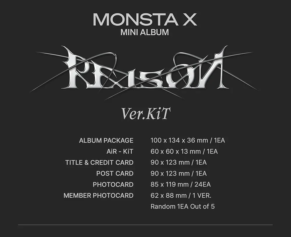 MONSTA X - REASON (KIT + CASSETTE VER.) - Image 5