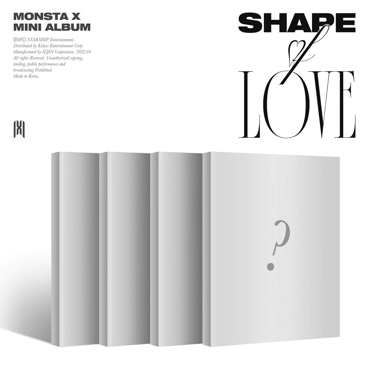 MONSTA X - [SHAPE OF LOVE] (11th Mini Album)
