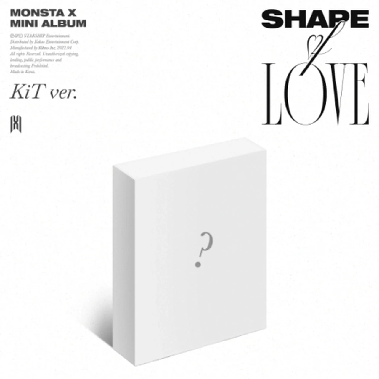 MONSTA X - [SHAPE OF LOVE] KIT Album