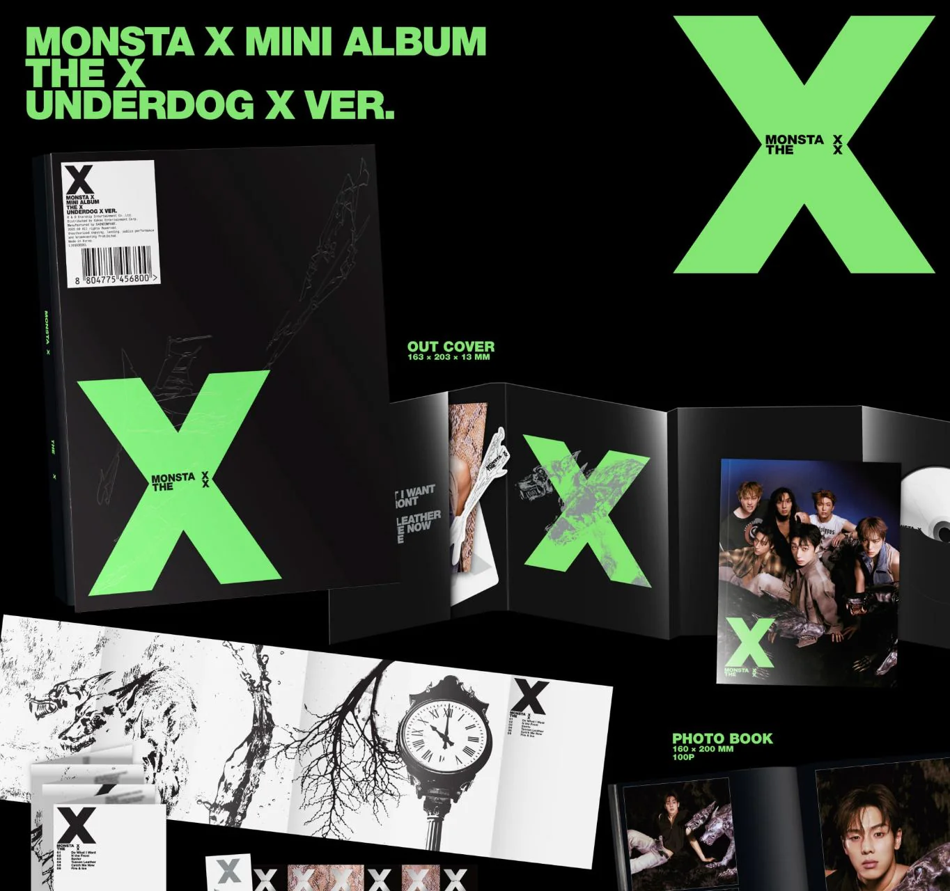 MONSTA X - THE X + Apple Music Photocard - Image 4
