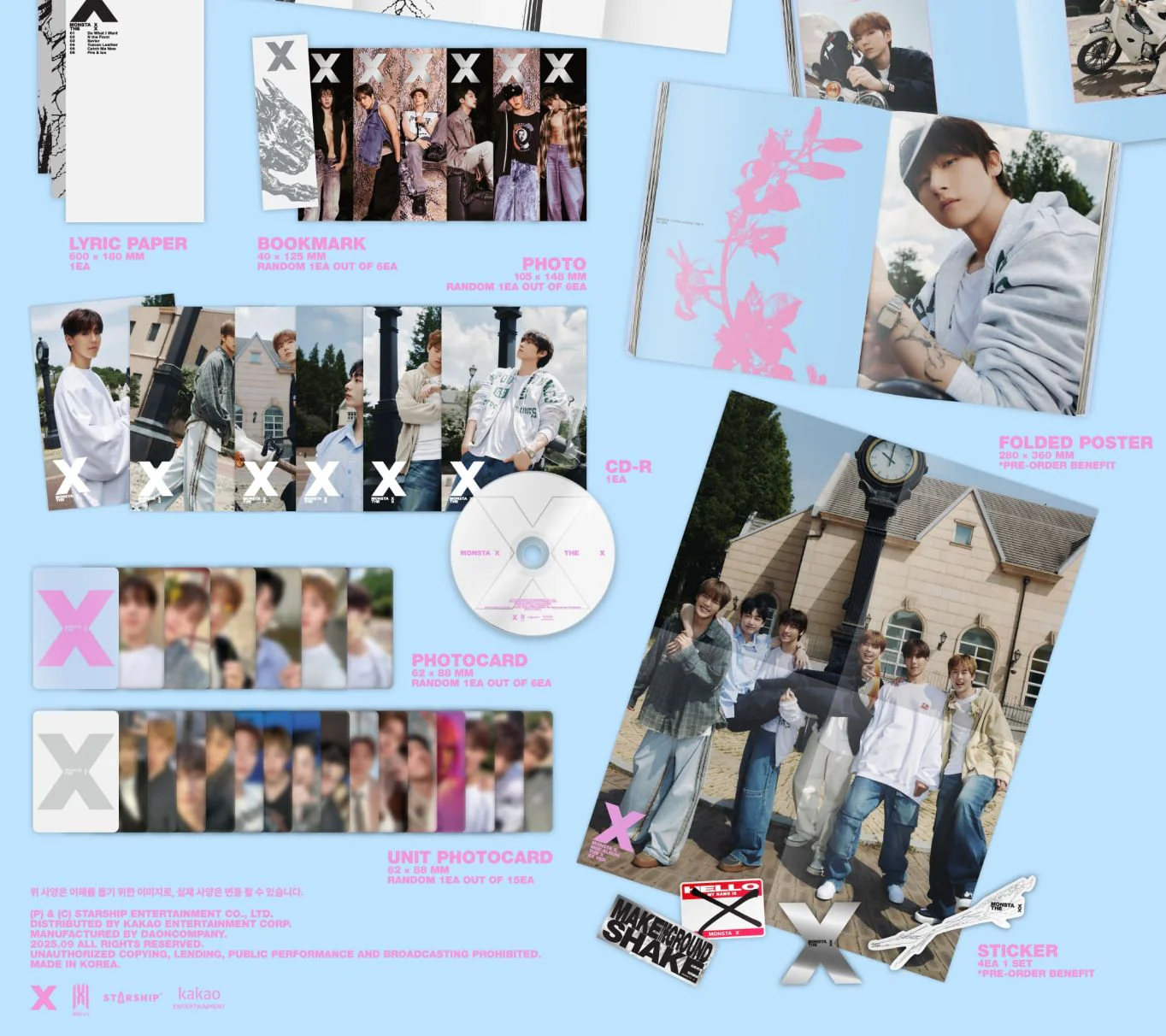 MONSTA X - THE X + Apple Music Photocard - Image 9