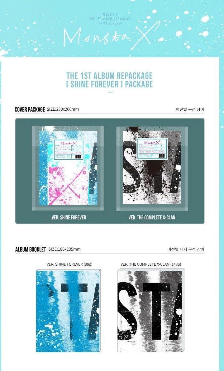 MONSTA X - Vol.1 Repackage - SHINE FOREVER - Image 2