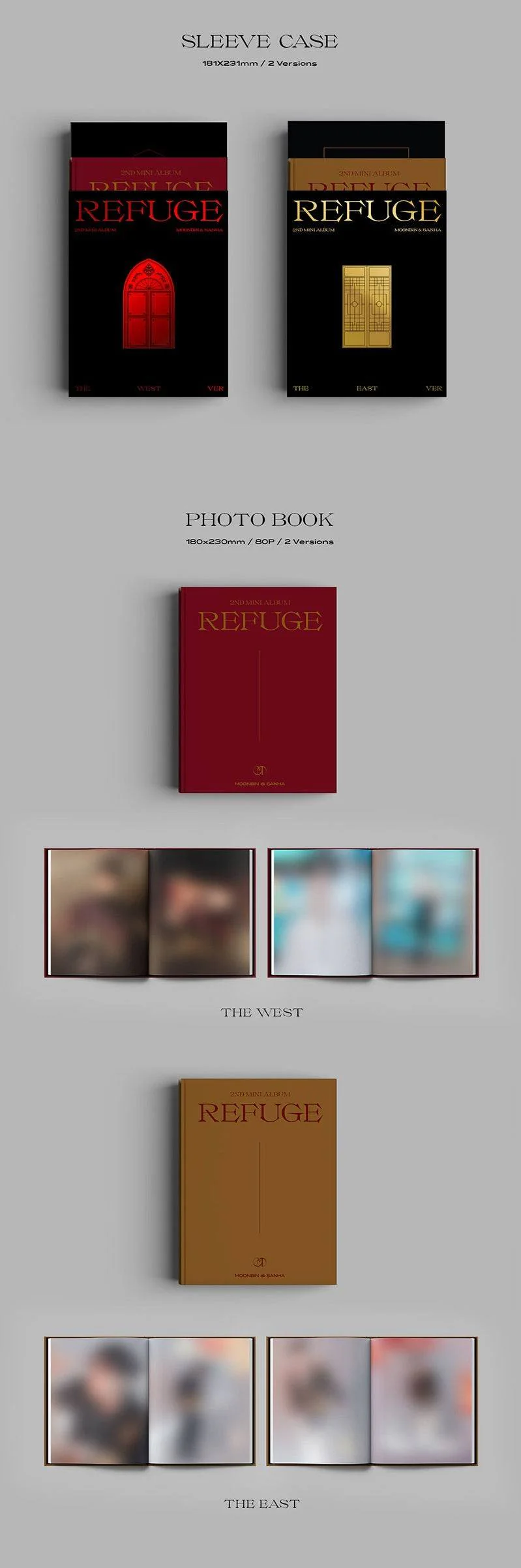 MOONBIN & SANHA (ASTRO) - 2nd Mini [REFUGE] - Image 3