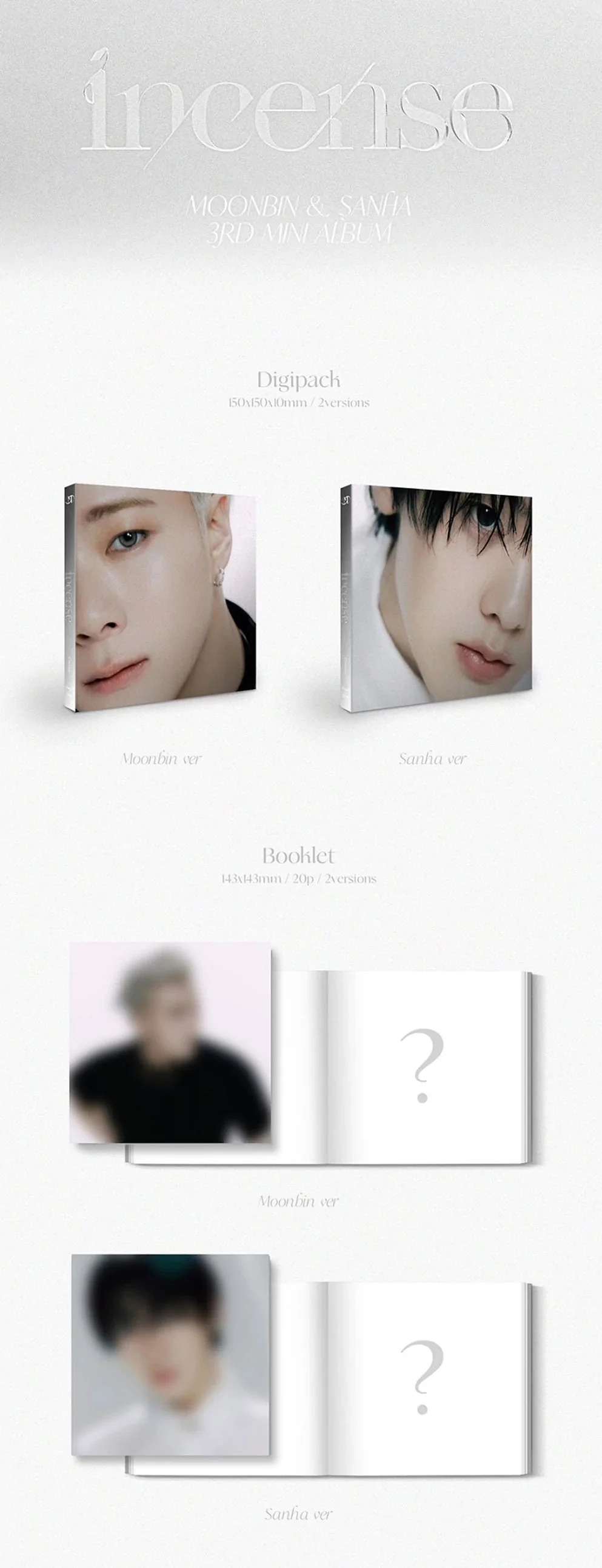 MOONBIN & SANHA (ASTRO) - INCENSE (DIGIPACK VER) - Image 4