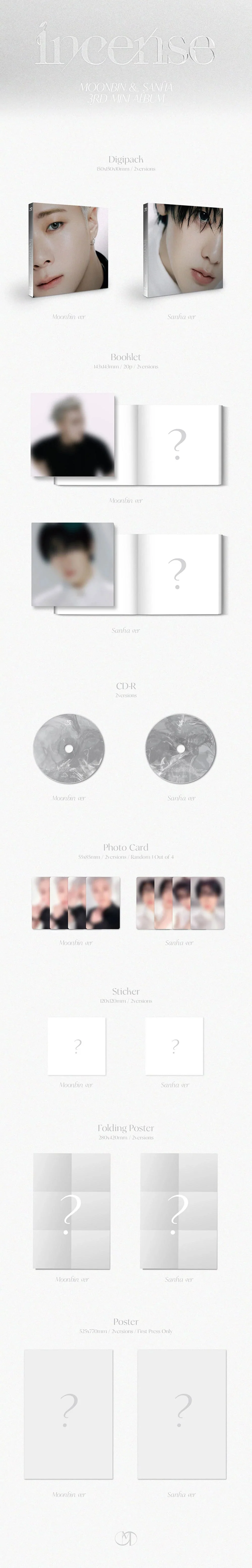 MOONBIN & SANHA (ASTRO) - INCENSE (DIGIPACK VER) - Image 7