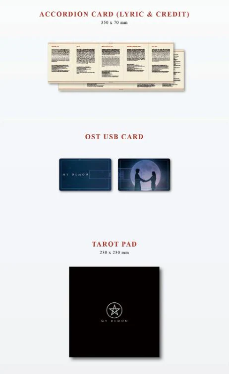 MY DEMON OST (USB ALBUM) TAROT CARD VER. - Image 4