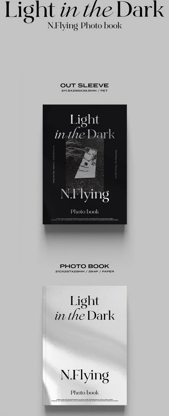 N.Flying - 1st Photobook [Light in the Dark] - Image 2