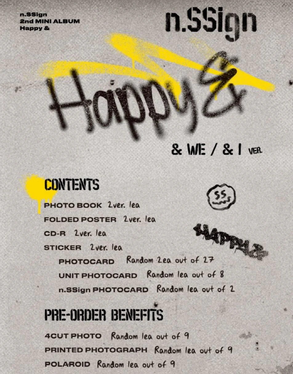 N.SSIGN - HAPPY & (2ND MINI ALBUM) - Image 2