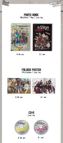 N.SSIGN - HAPPY & (2ND MINI ALBUM) - Image 3