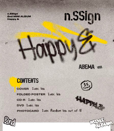 N.SSIGN - HAPPY & (2ND MINI ALBUM) ABEMA VER. - Image 2