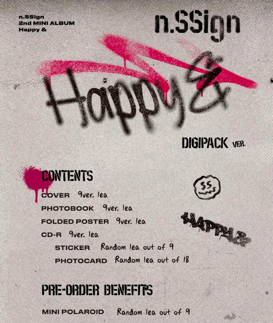 N.SSIGN - HAPPY & (2ND MINI ALBUM) DIGIPACK VER. - Image 2