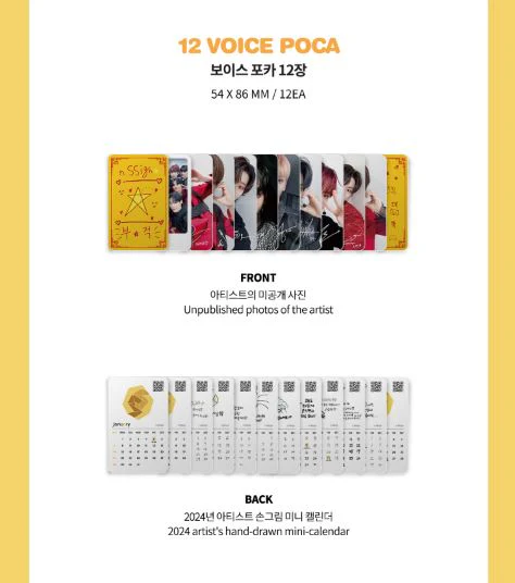 N.SSIGN - VOICE POCA (2024 MINI-CALENDAR VER.) - Image 3