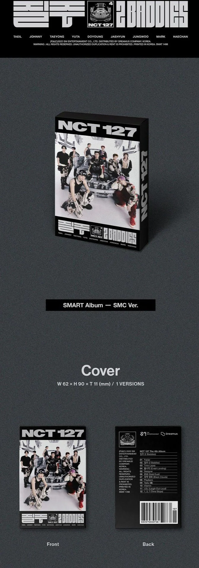 NCT 127 - 질주 2 Baddies (Nemo / SMC Ver.) - Image 6