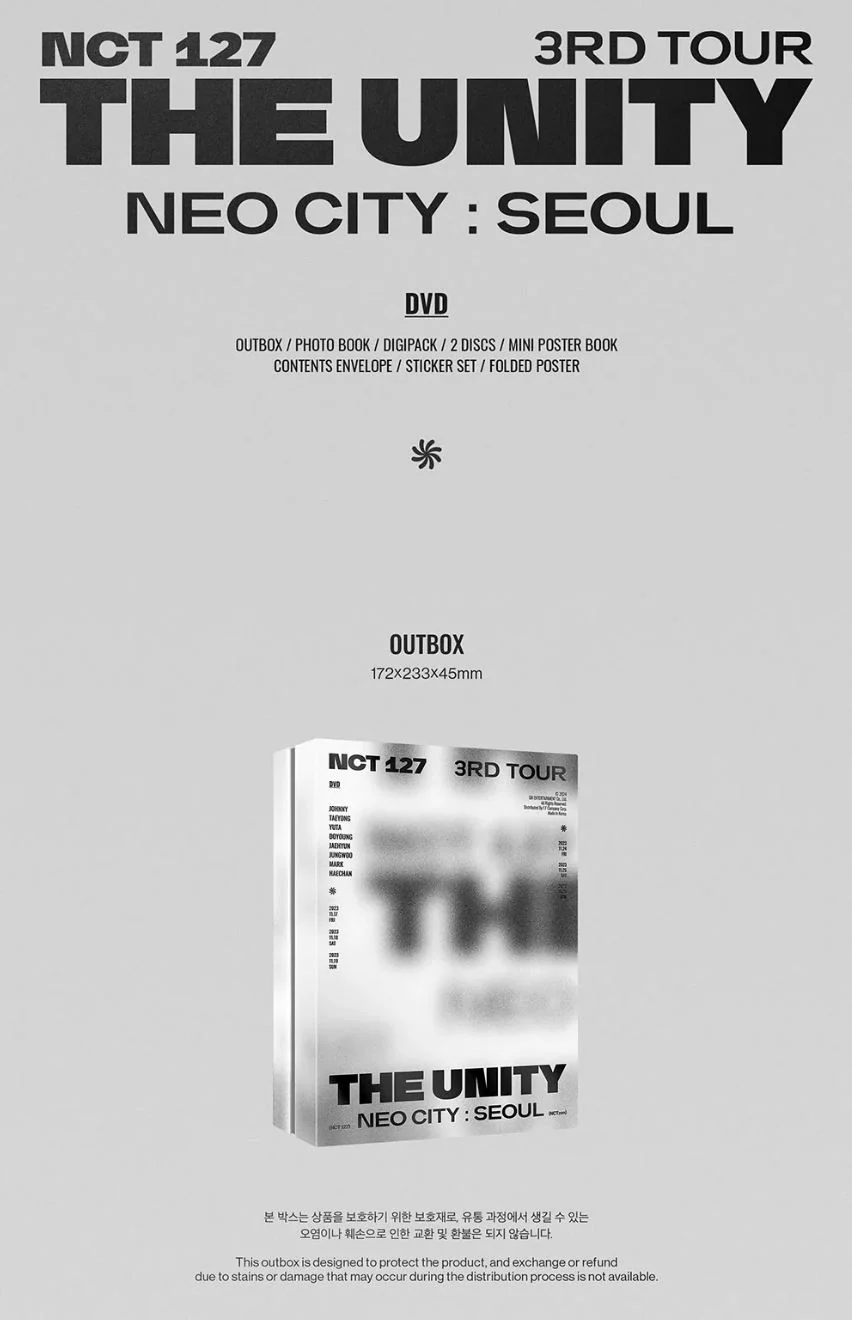 NCT 127 - 3RD TOUR 'THE UNITY' NEO CITY : SEOUL (DVD/ BLU-RAY/ DIGITAL CODE) - Image 2